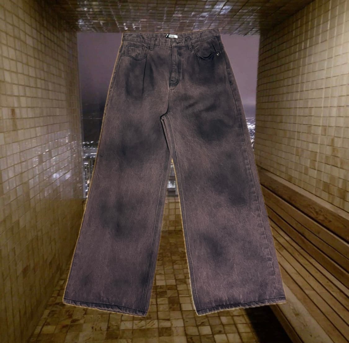 KAMIGIN Painting pants 상품이미지2