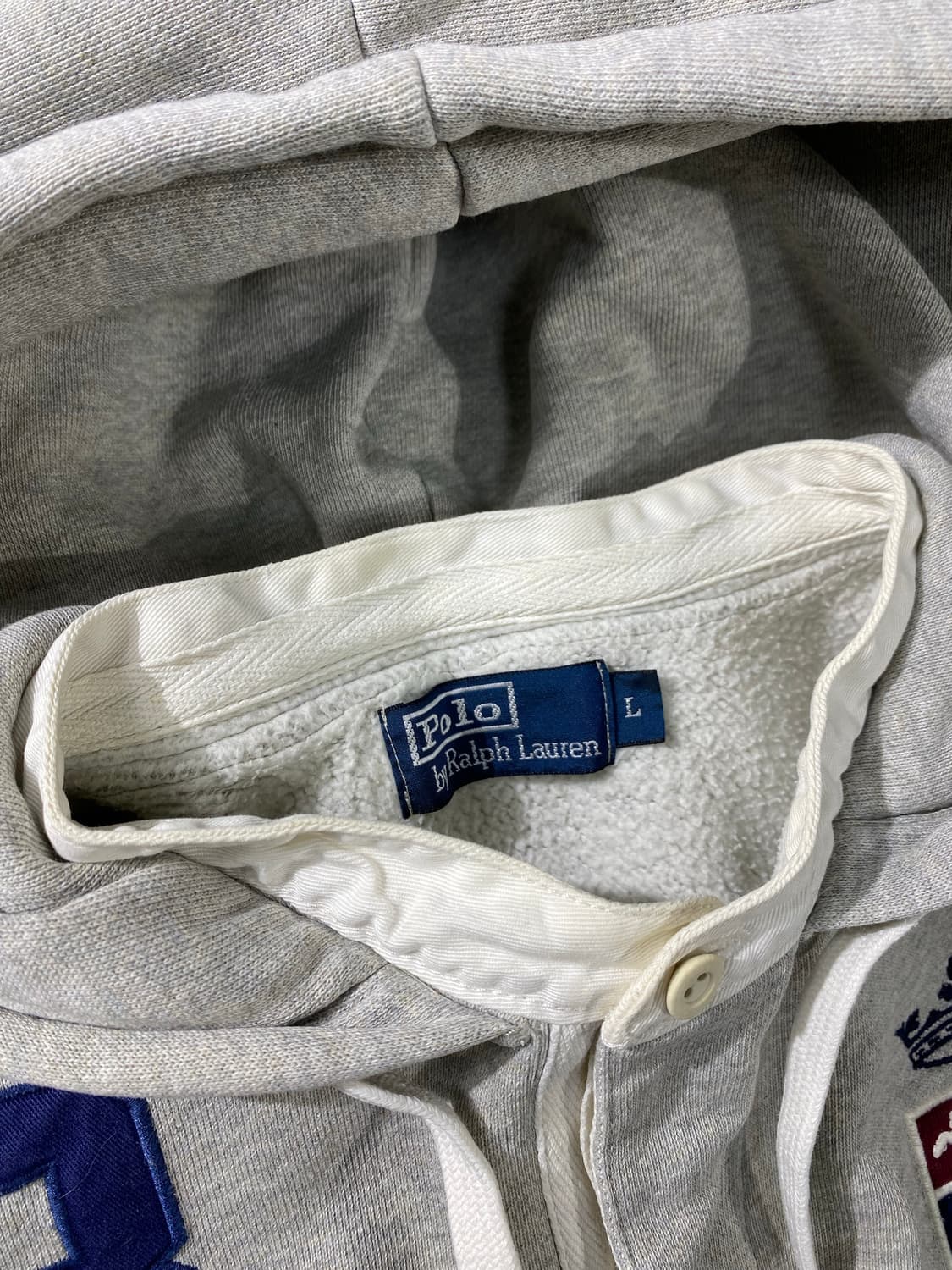 [L] 00s Polo 폴로랄프로렌 헨리넥 버튼 후디 상품이미지4