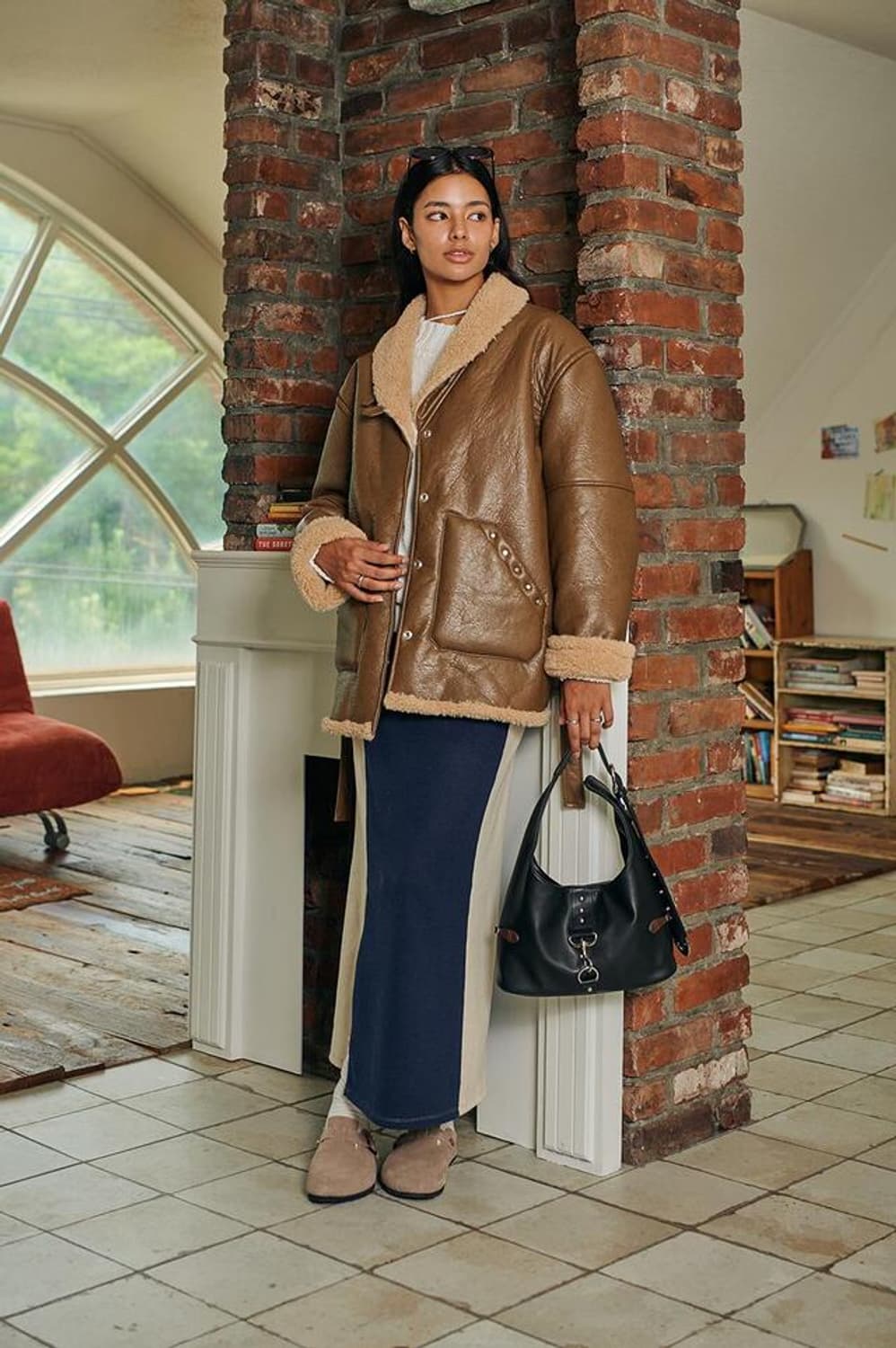 비터셀즈 무스탕 새상품 프리사이즈
택있음  상품이미지8