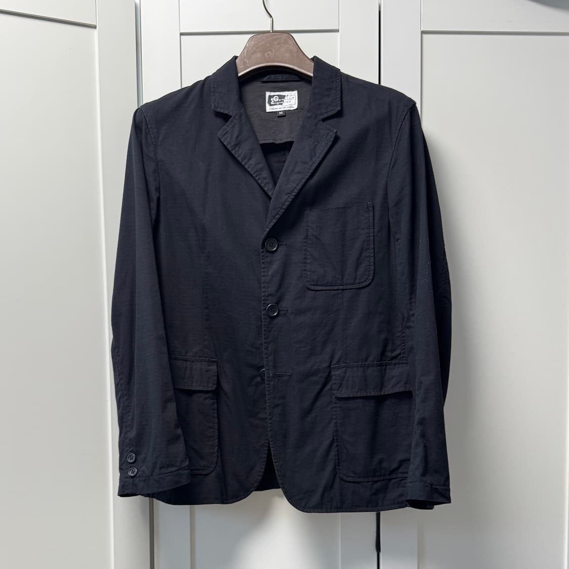 엔지니어드 가먼츠 립스탑 베이커 자켓 블랙 상품이미지2