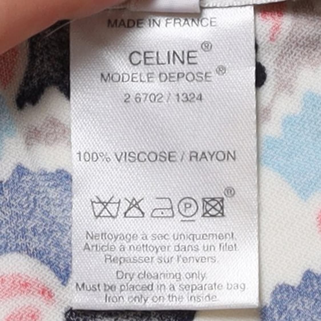 셀린느 Celine Rayon Pattern Dress 

 상품이미지8
