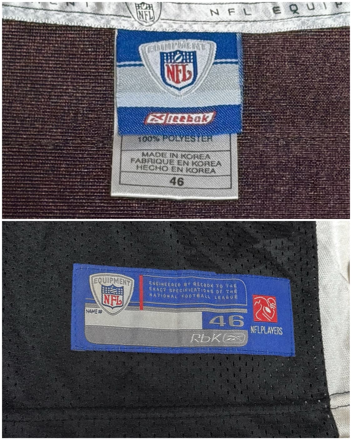 리복 NFL 90s 풋볼 져지 상품이미지10