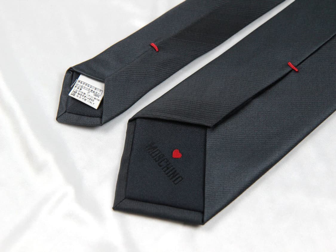 모스키노 8cm 미사용 S등급 신형 남자 명품 넥타이 상품이미지4