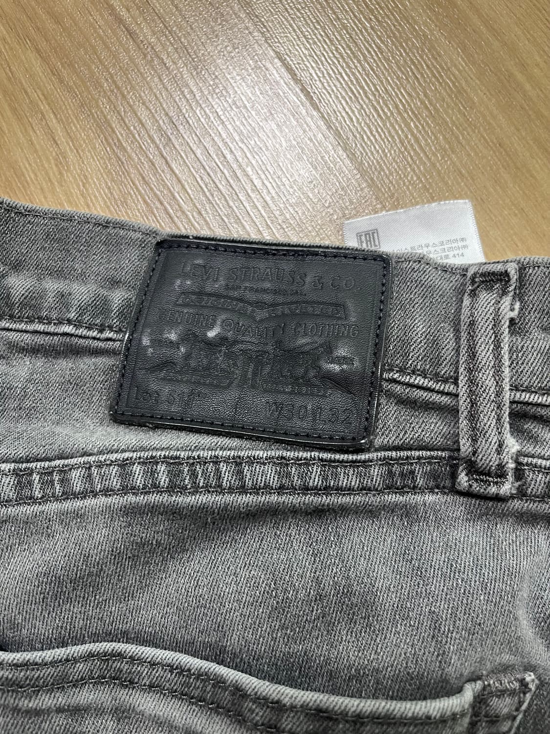 리바이스 511 그레이 데님 바지 상품이미지5