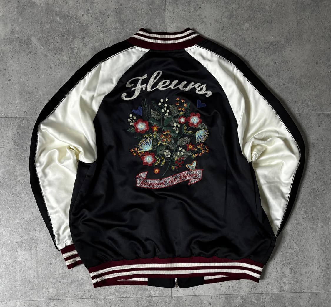 꽃 자수 스카잔 XS 사이즈 상품이미지1