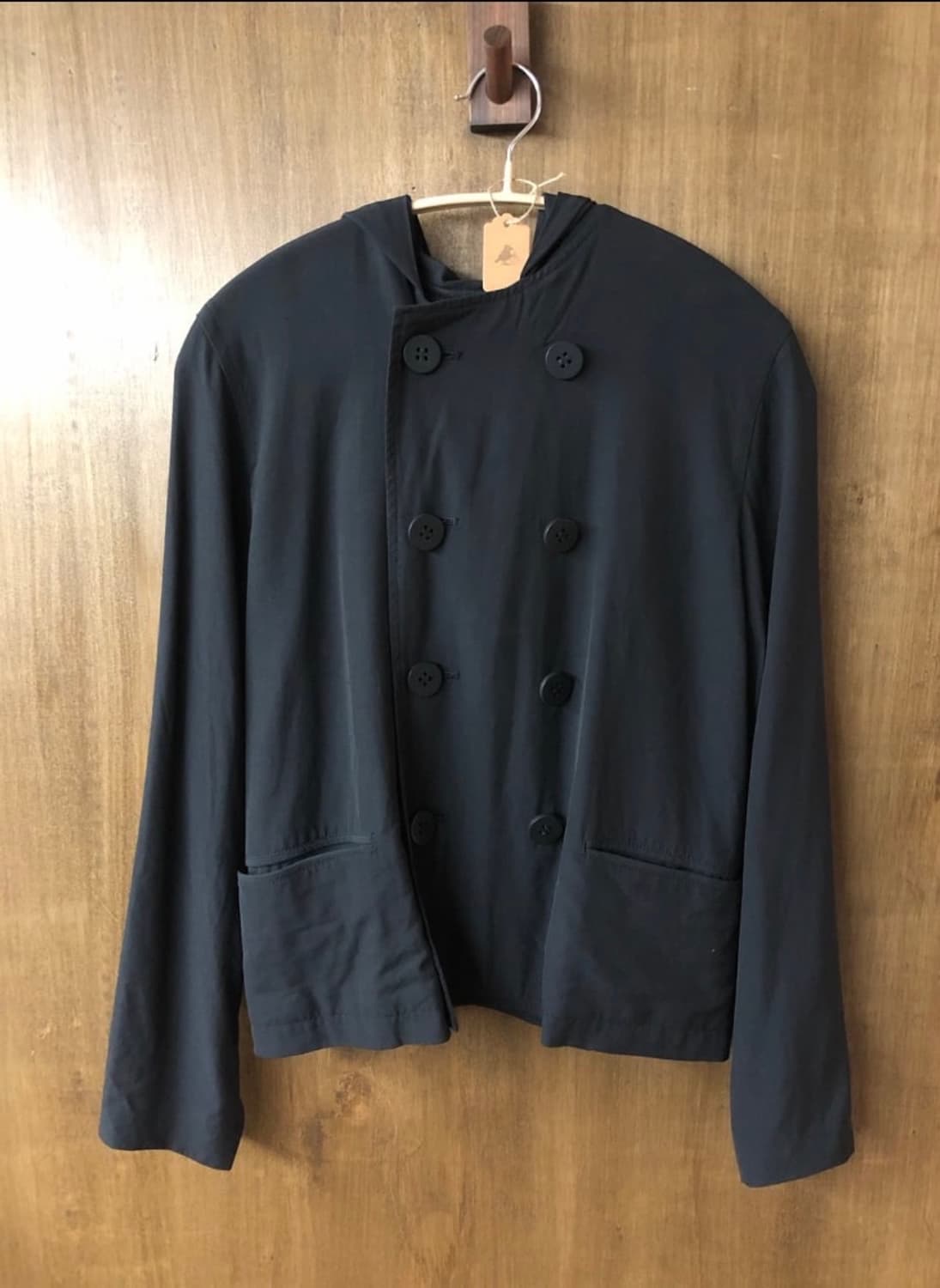 Gomme 더블 버튼 후드 자켓 상품이미지1