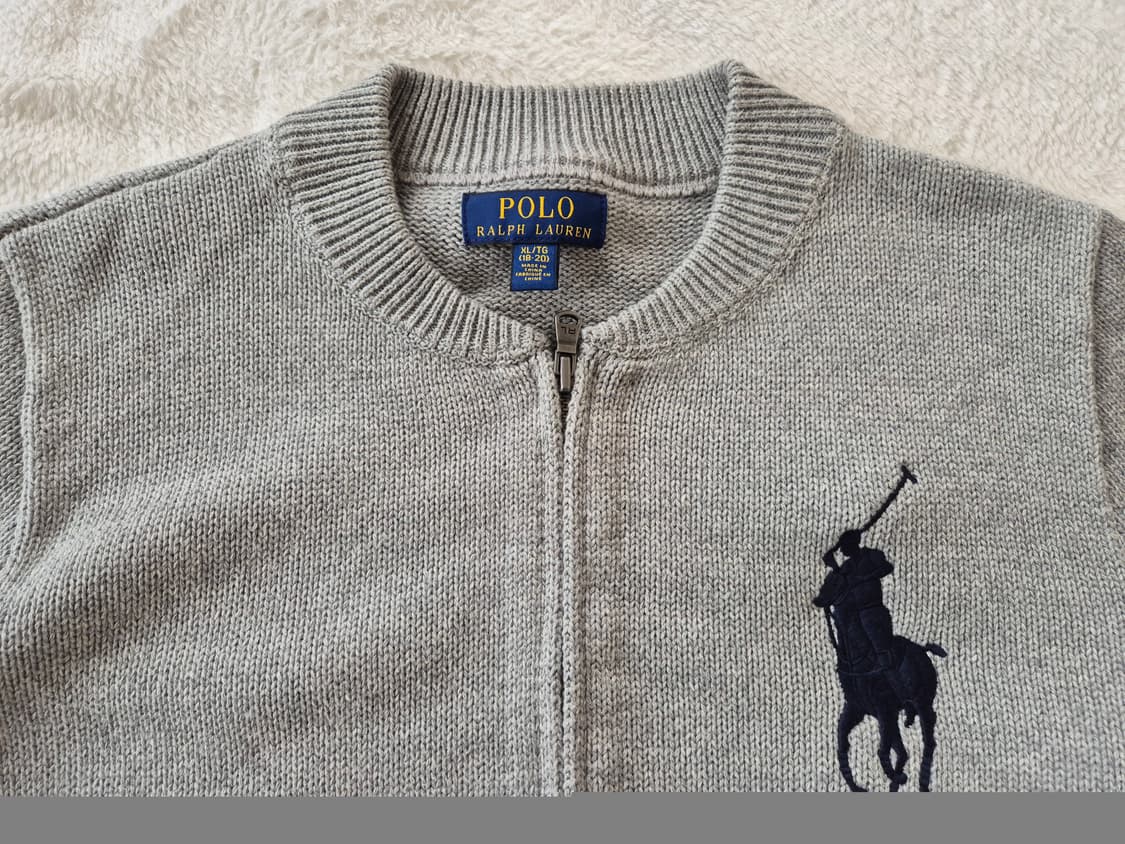 폴로 랄프로렌 남아 니트 집업 상품이미지2