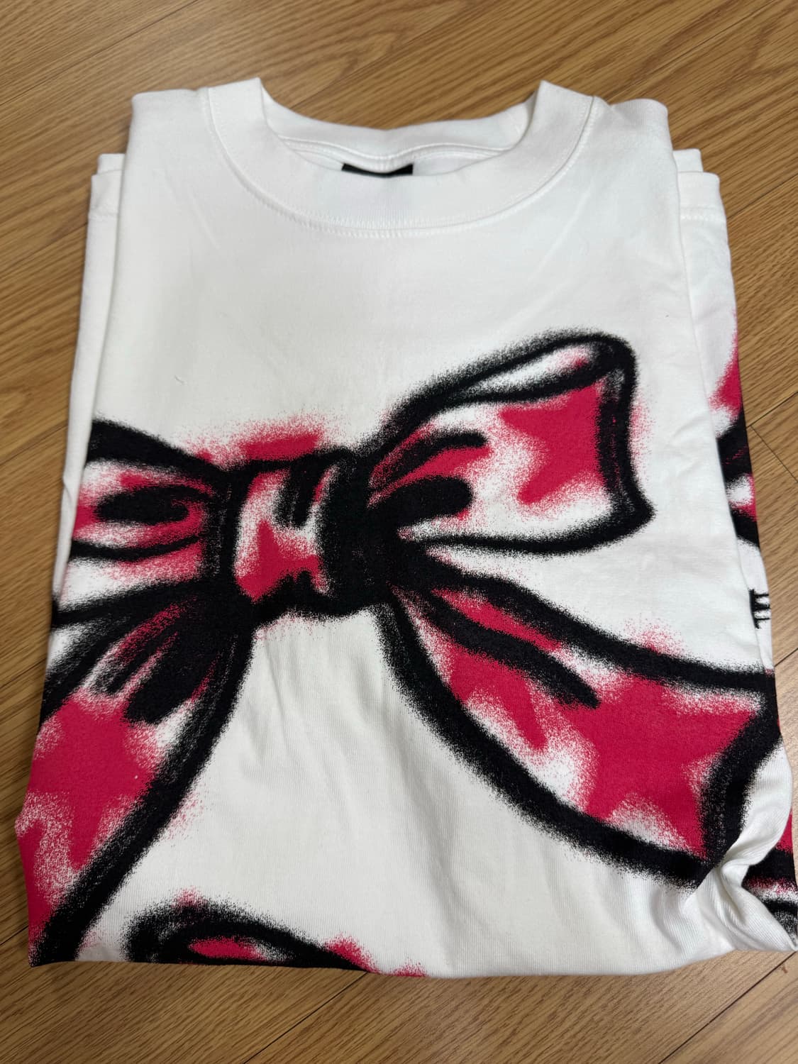 나이스고스트클럽 빅 리본 티셔츠 S 상품이미지2