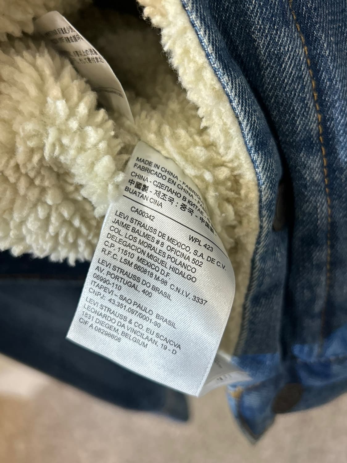 리바이스 쉐르파 데님 청자켓 상품이미지4