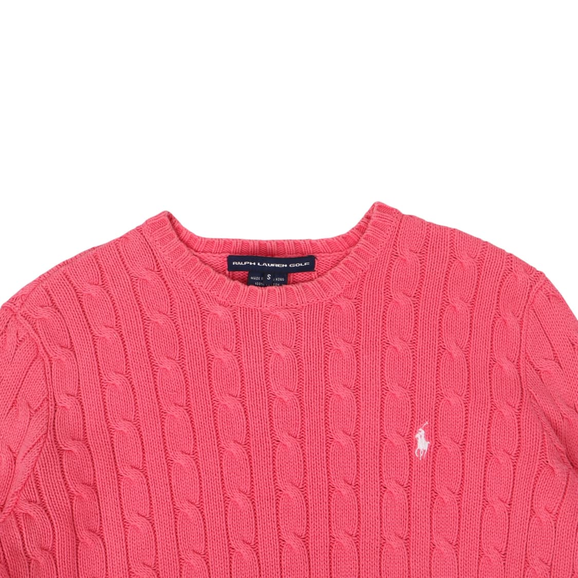 폴로 랄프로렌 핑크 케이블 니트 상품이미지3