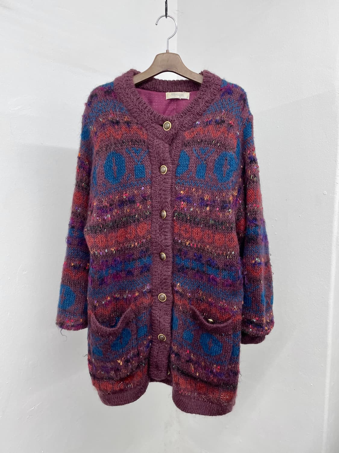 하구미 그래니 버튼 가디건 상품이미지5