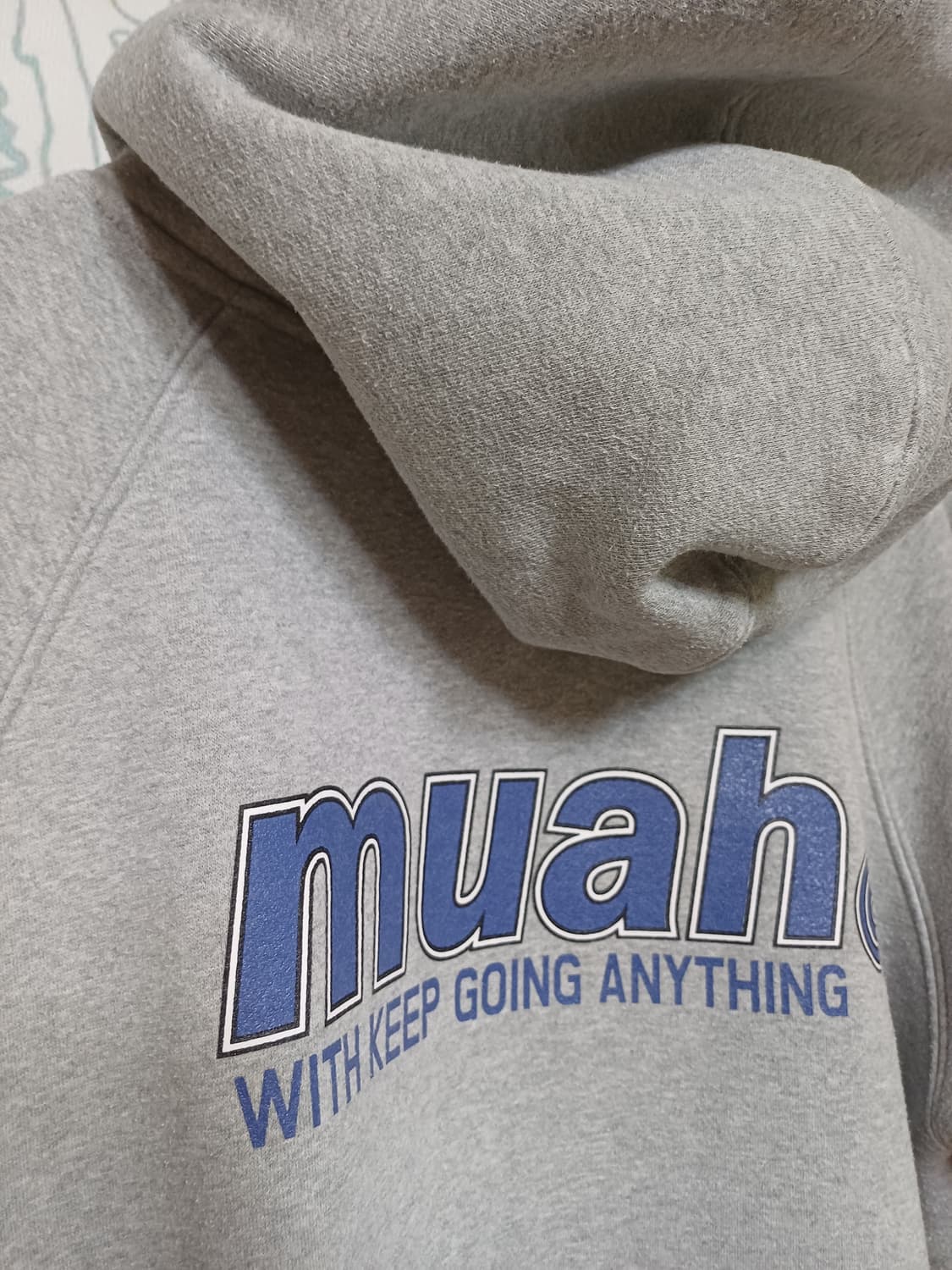 무아무아/도톰 기모후드 티셔츠 상품이미지8