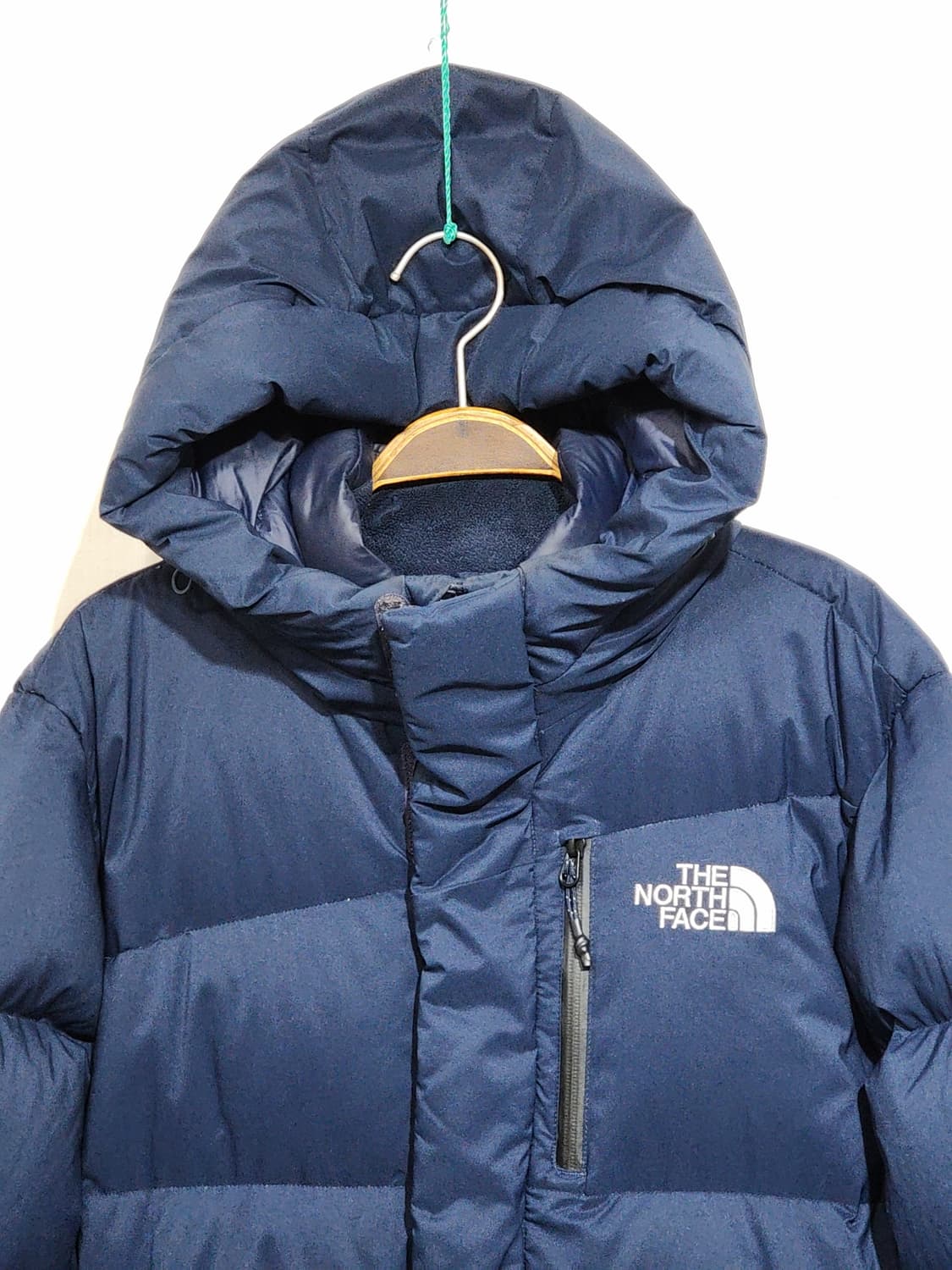 (100) 노스페이스 오리털 롱패딩 점퍼 네이비 다운코트  상품이미지2