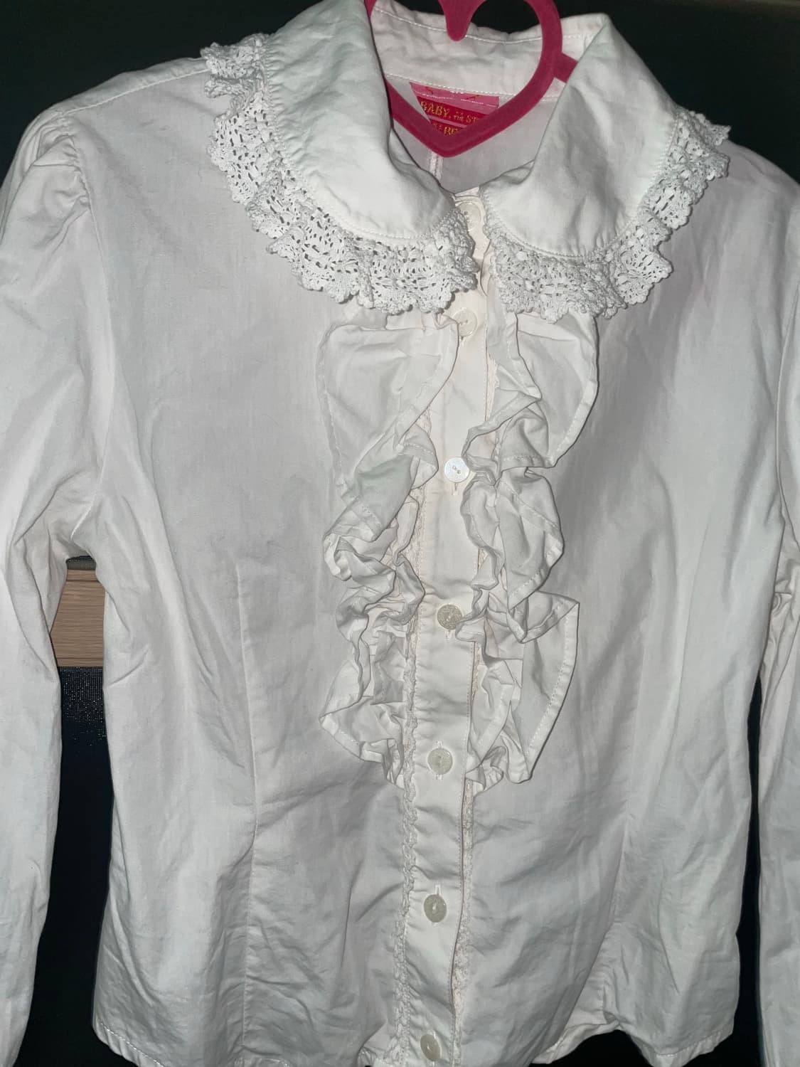 베이비더스타샤인 화이트 블라우스 /로리타엔젤릭프리티바디라인히메 상품이미지5