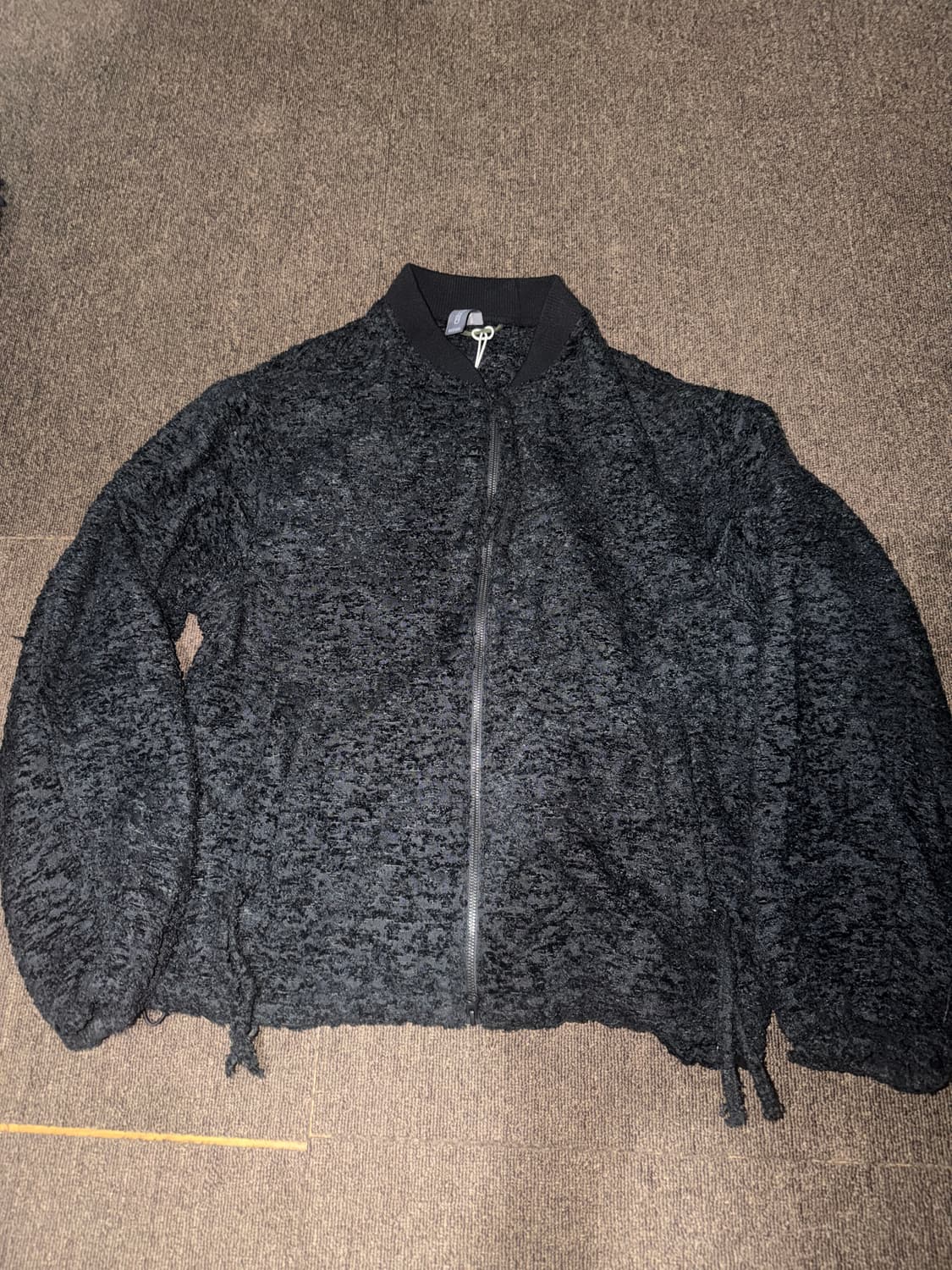 UNAFFECTED 22FW 자쿼드자켓 블랙 M 상품이미지1