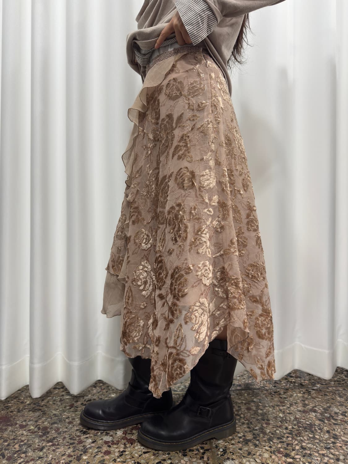 lois crayon design layered skirt 상품이미지4