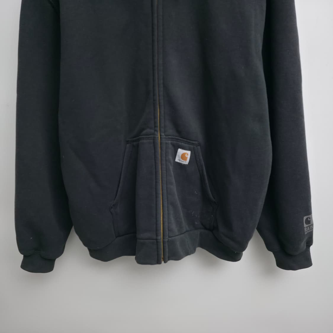 [L] 칼하트 써멀 블랙 후드집업 레인디펜더 상품이미지3