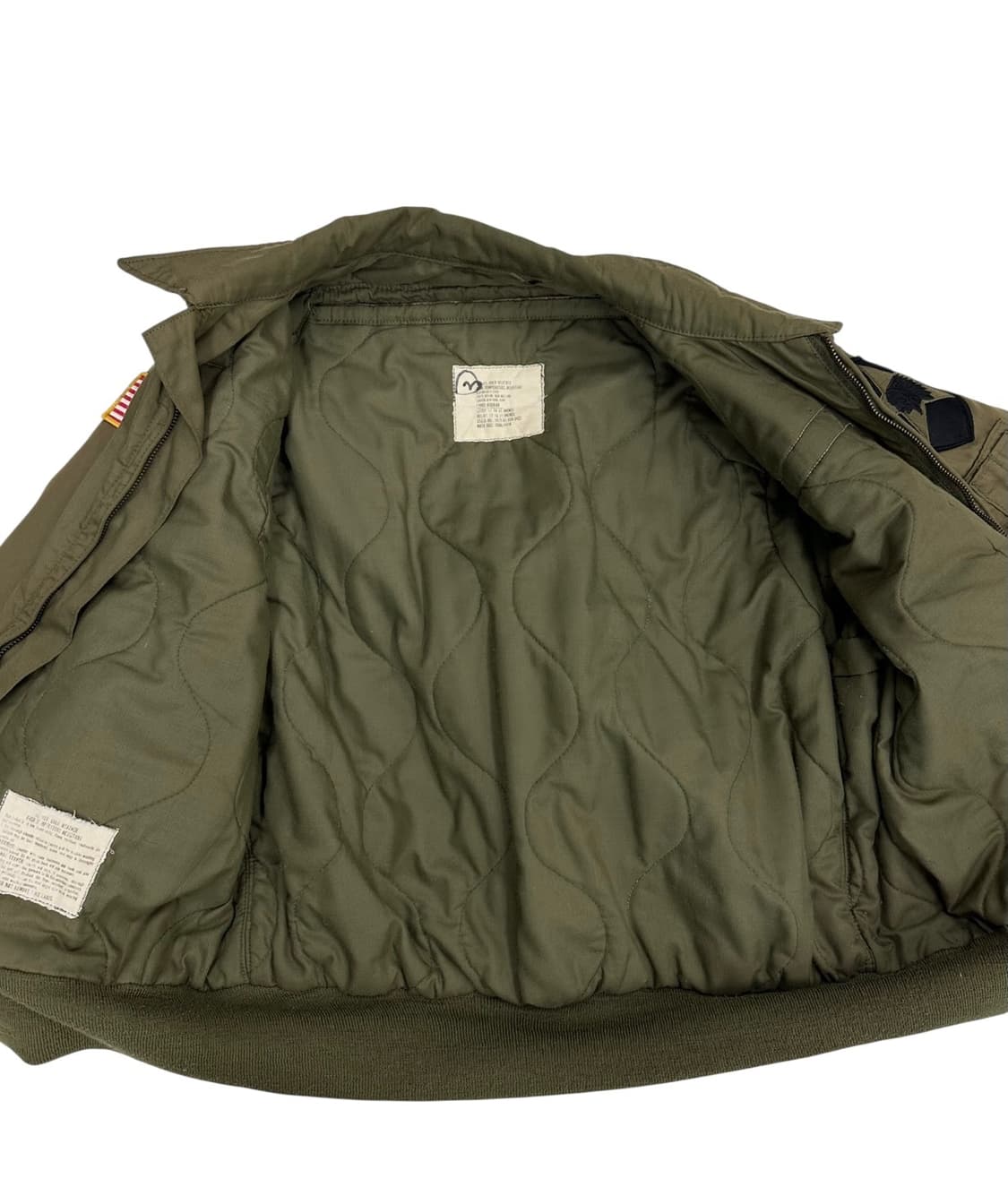 80s us army OG 탱커 자켓 (L~XL) 상품이미지8