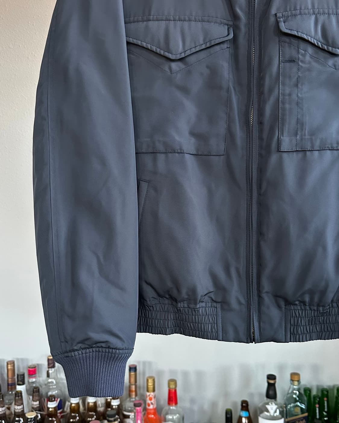 [M]브룩스 브라더스 패디드 봄버 자켓 네이비 상품이미지5