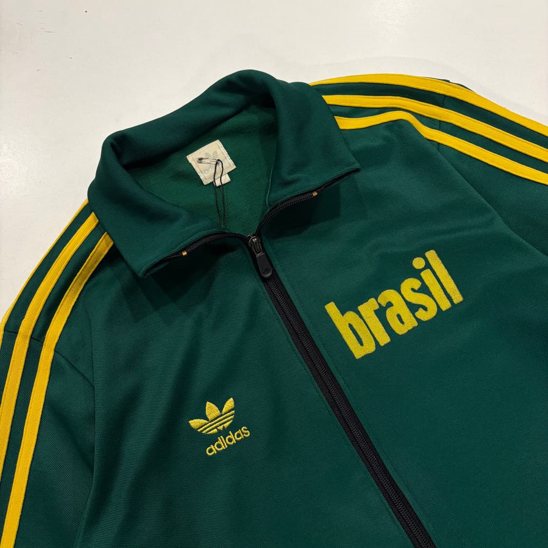 [S] 06s 아디다스 브라질 트랙탑 녹색/노란색 B504 상품이미지3