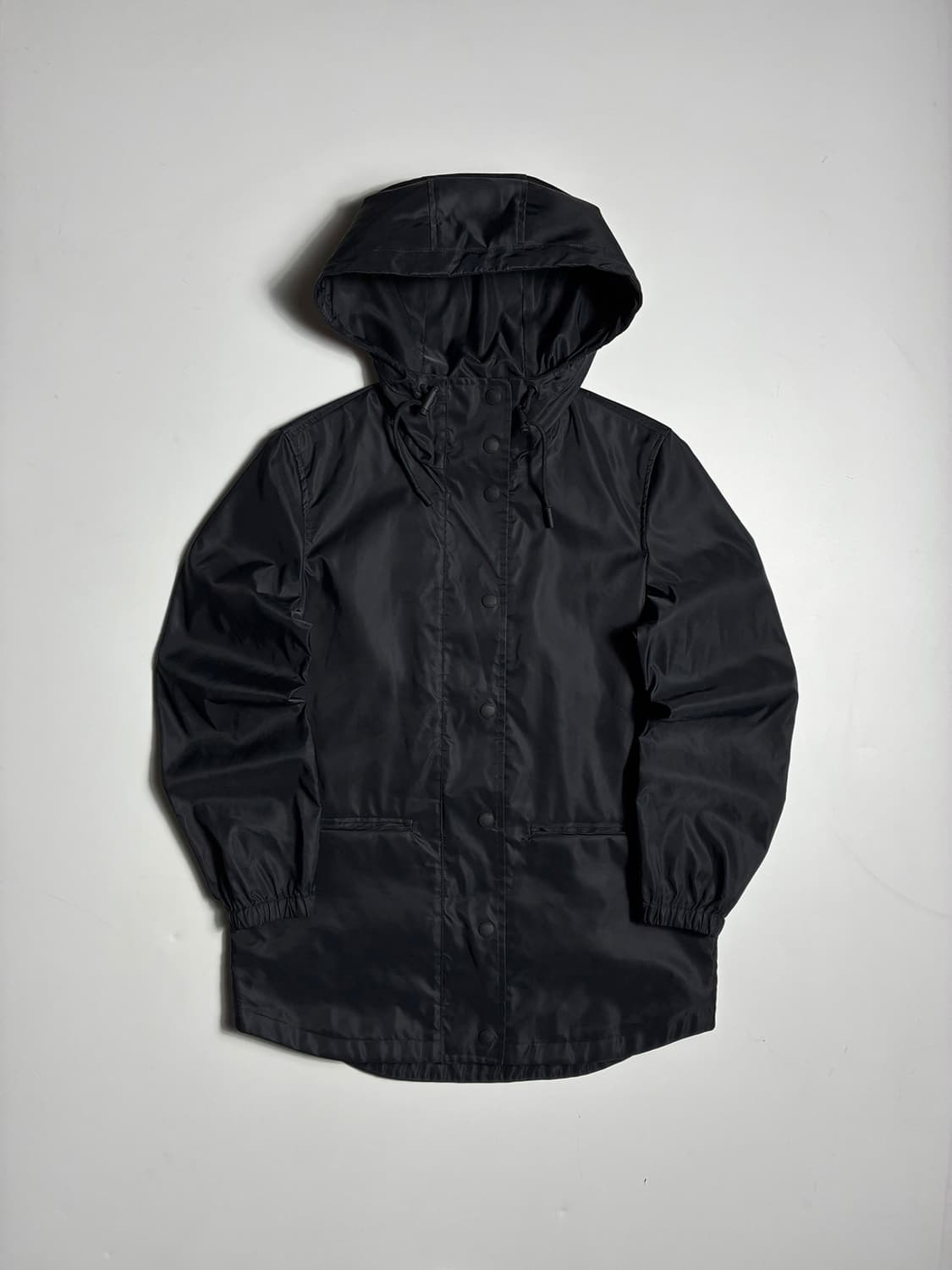 버버리 블랙 후드 나일론 윈드브레이커 자켓 R2351 상품이미지1