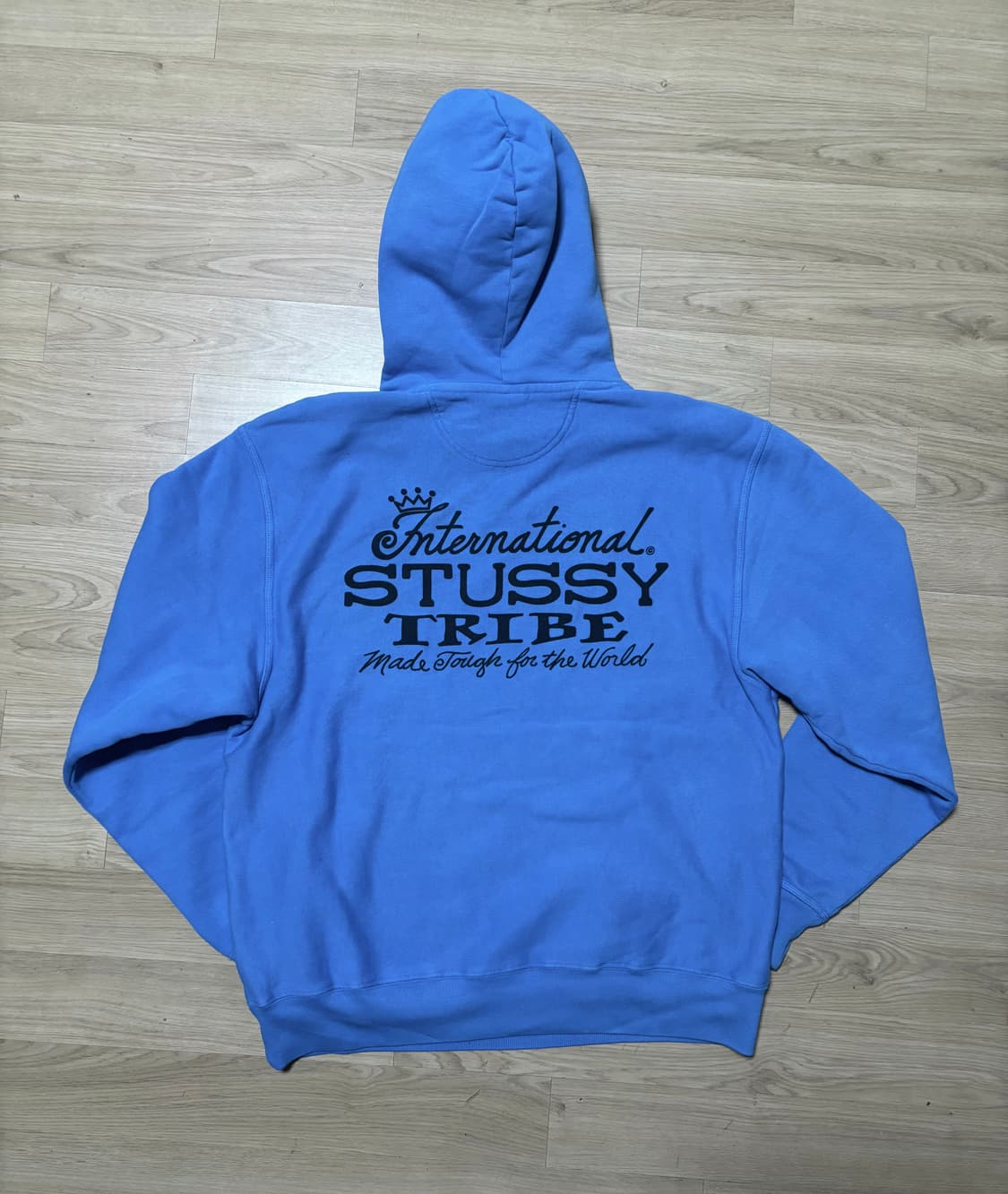 스투시 이스트 피그먼트 다이드 후드 블루 상품이미지2