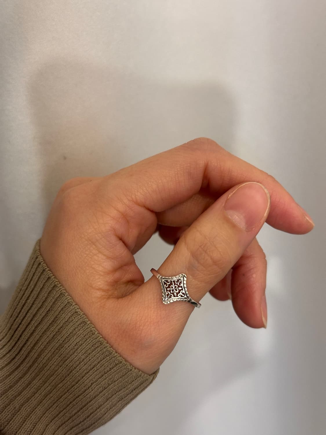 Arca Dia 925Silver Ring 상품이미지3