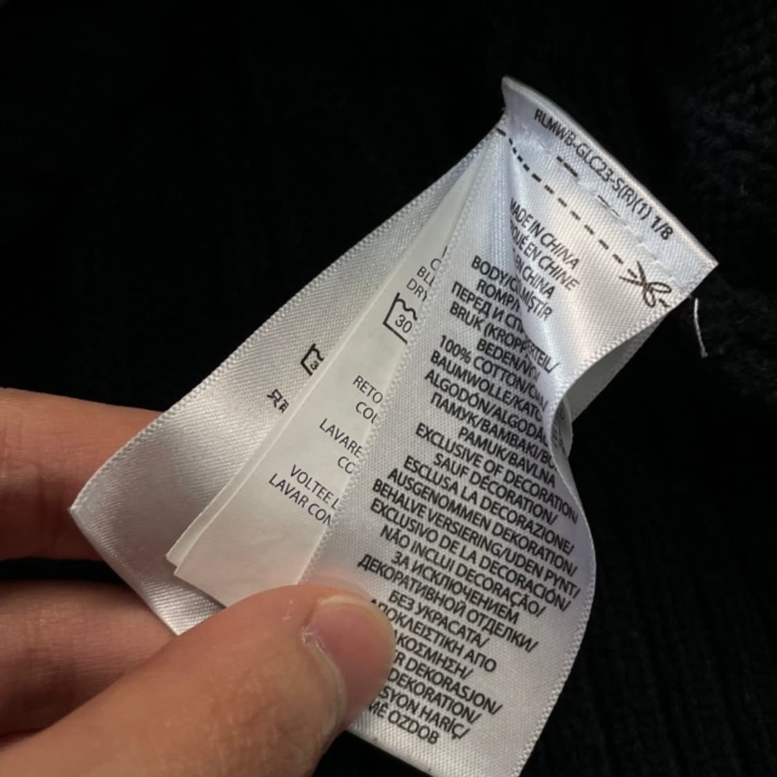 90 폴로 신형 꽈배기 브이넥 니트  상품이미지5