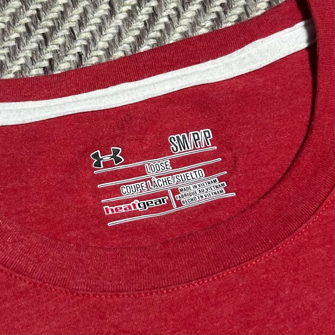 [S] Underarmour 언더아머 빅로고 레드 반팔티 상품이미지5