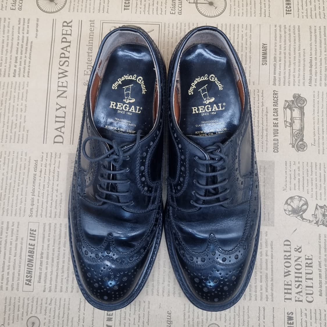 금강리갈 남성윙팁구두 285 상품이미지2