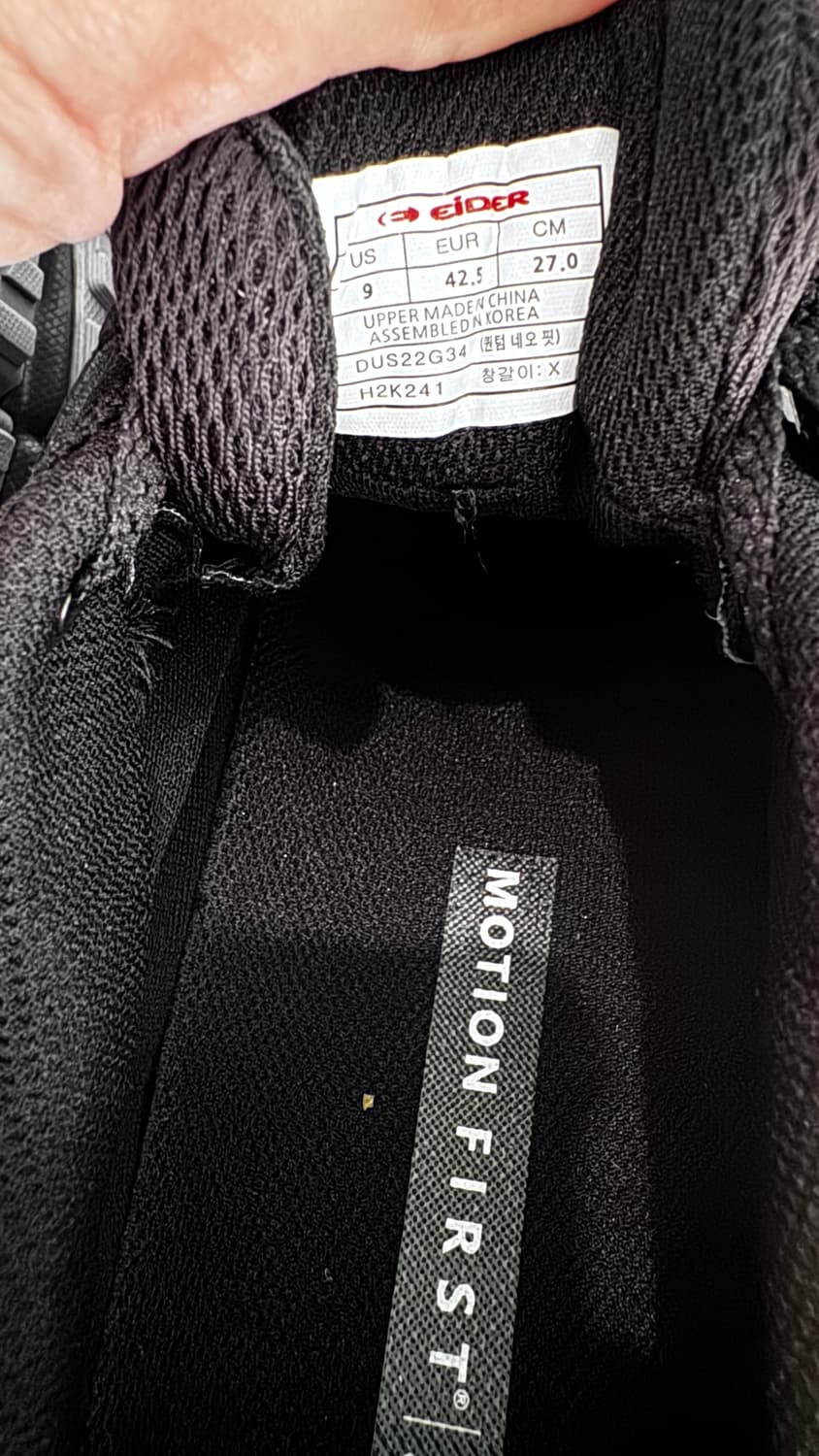 아이더 GORE-TEX  핏 트레킹화 270/42.5 상품이미지9