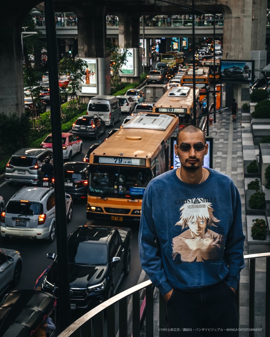 세인트미카엘 공각기동대 고스트쉘 스웻 상품이미지1