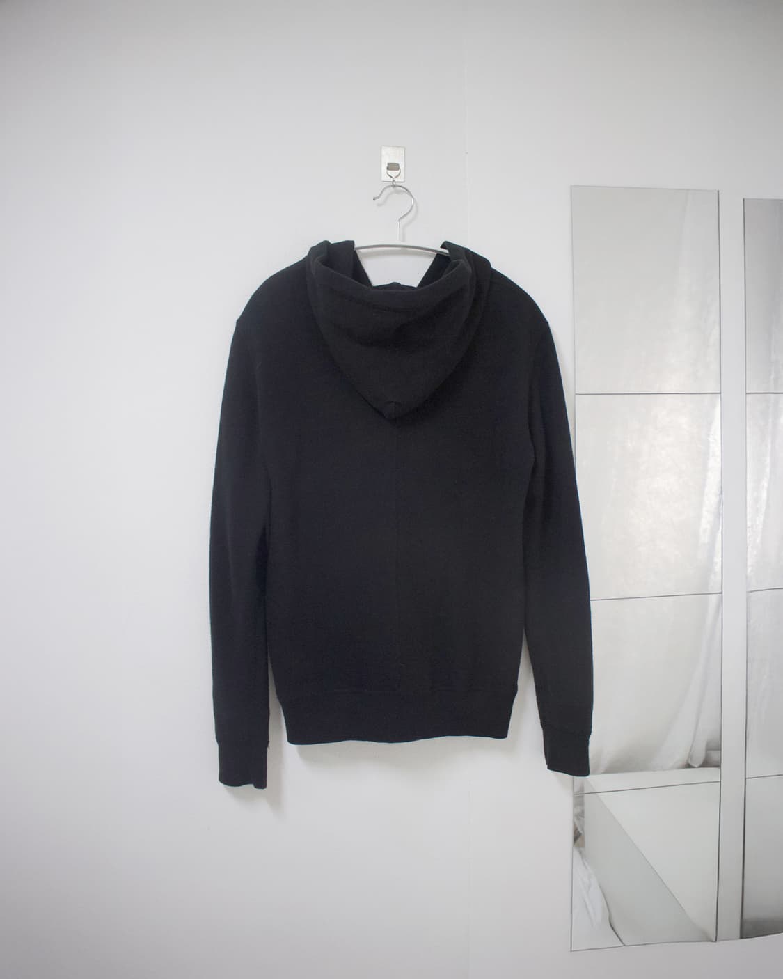 n.hoolywood black cotton hoodie  상품이미지2