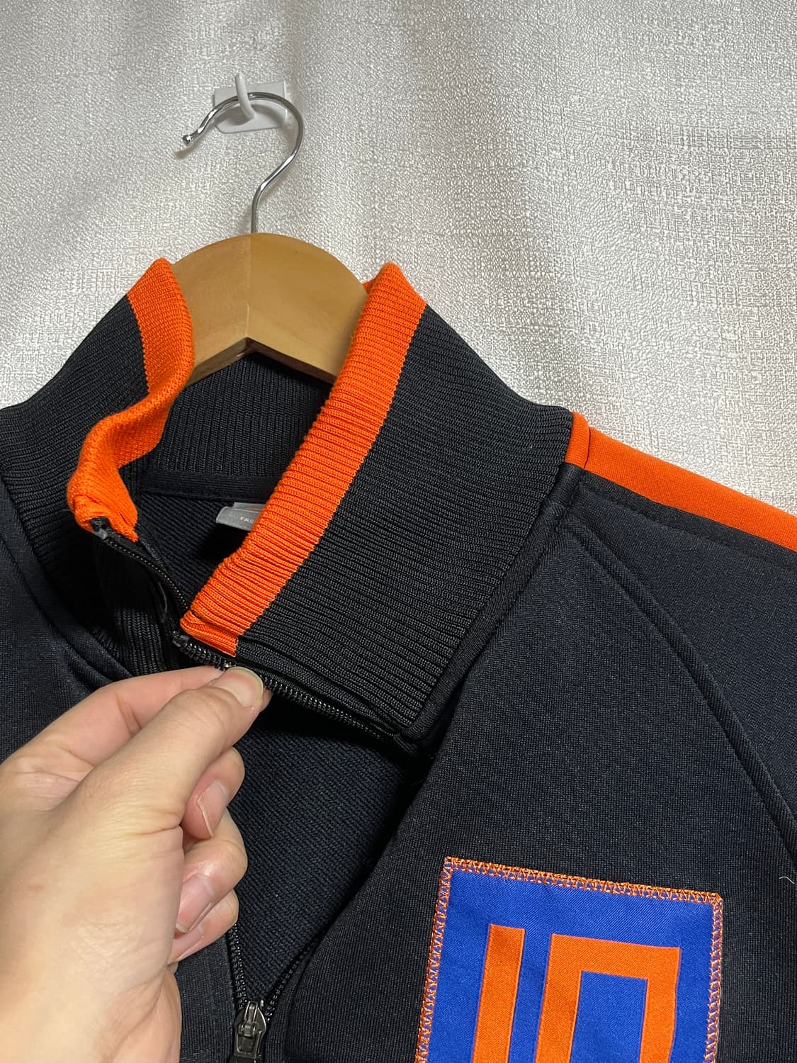 공용 나이키 카라 니트 집업 져지 트랙탑 M 상품이미지6