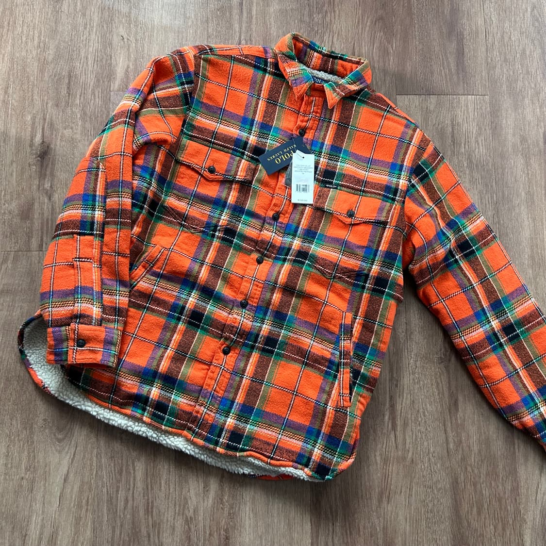 새상품 폴로 랄프로렌 럼버 체크 스포츠 자켓 상품이미지5