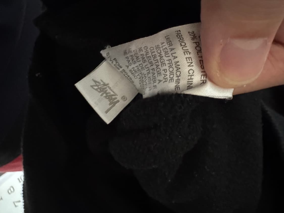 스투시 서울 스탁 후드 블랙 L 상품이미지6