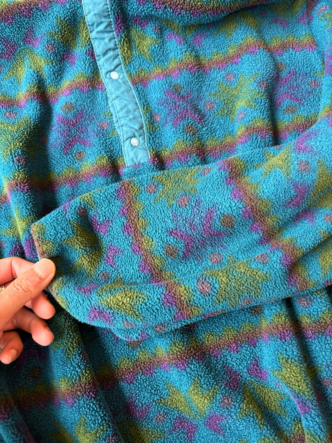 90s LL Bean 패턴 플리스 상품이미지5
