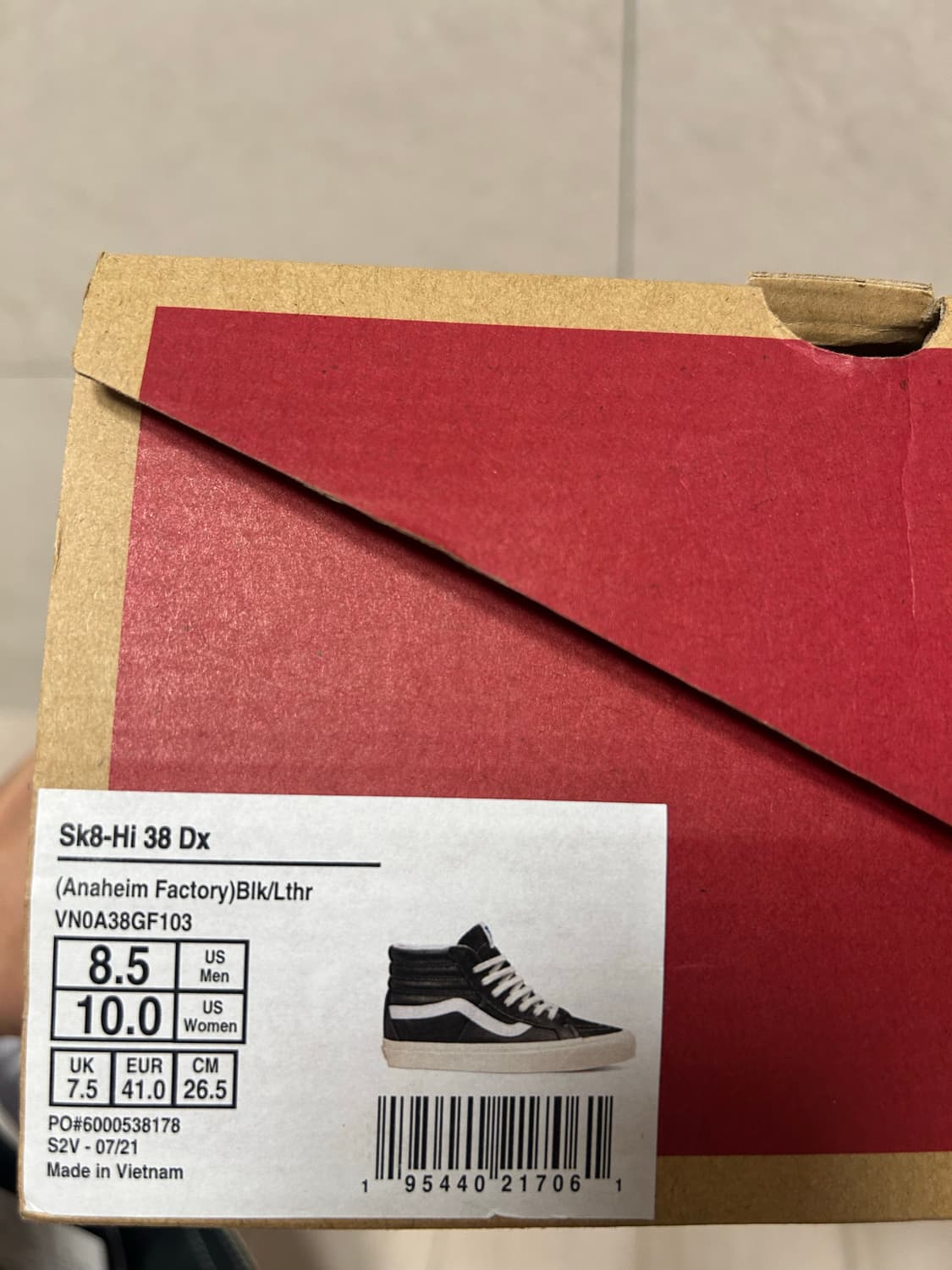 (265) 반스 애너하임 스케이트하이 레더 상품이미지9