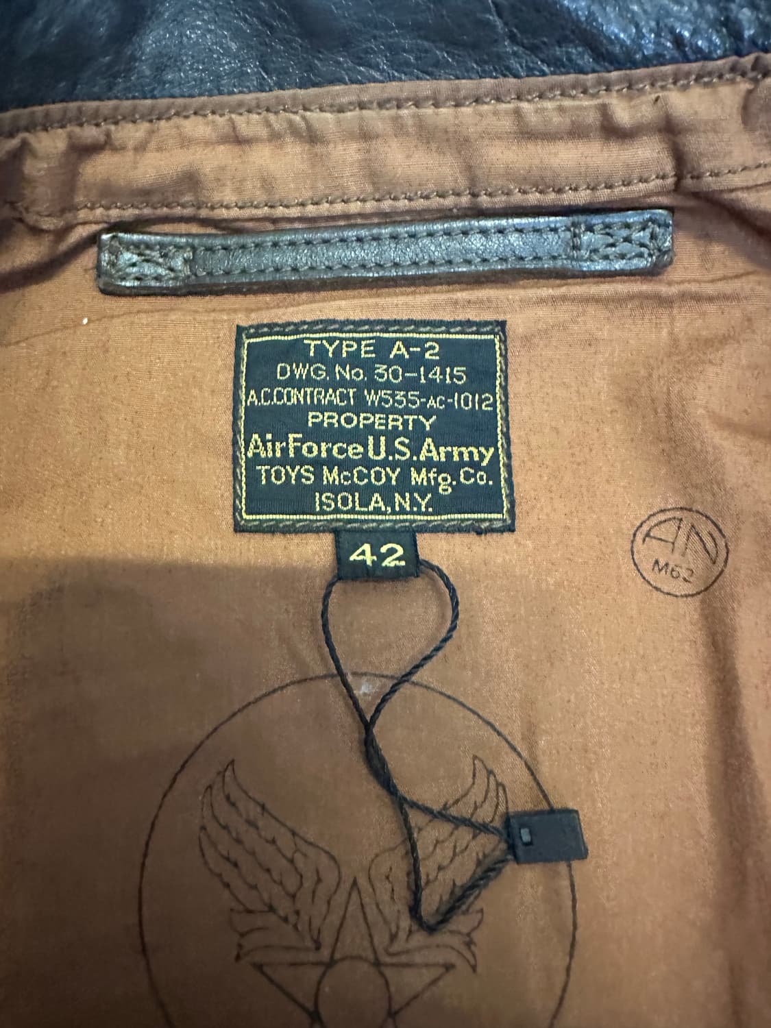 토이즈 맥코이 a2 말가죽 자켓 42사이즈 상품이미지8