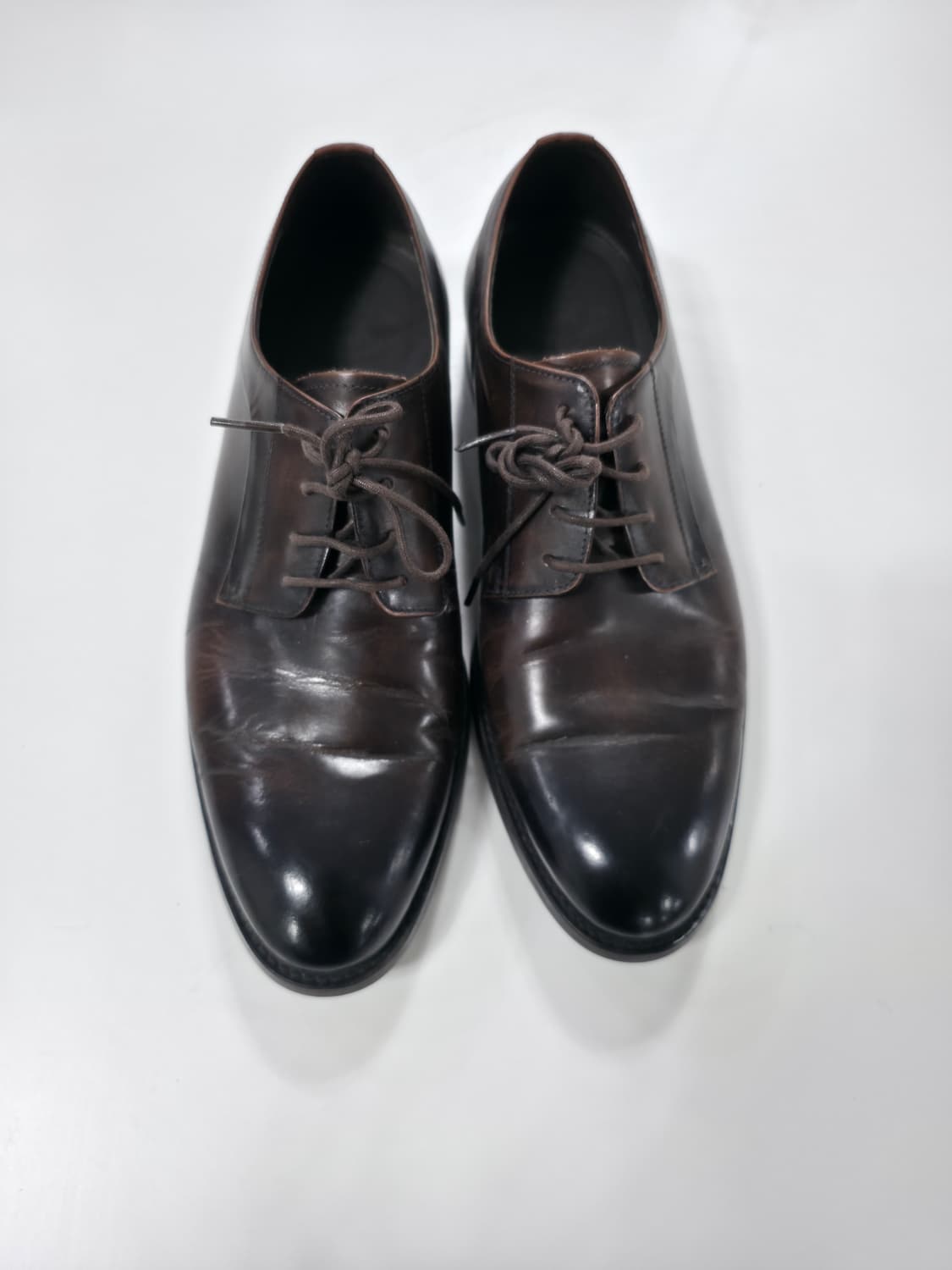 탠디 다크 브라운 레더 더비 슈즈 260 상품이미지1