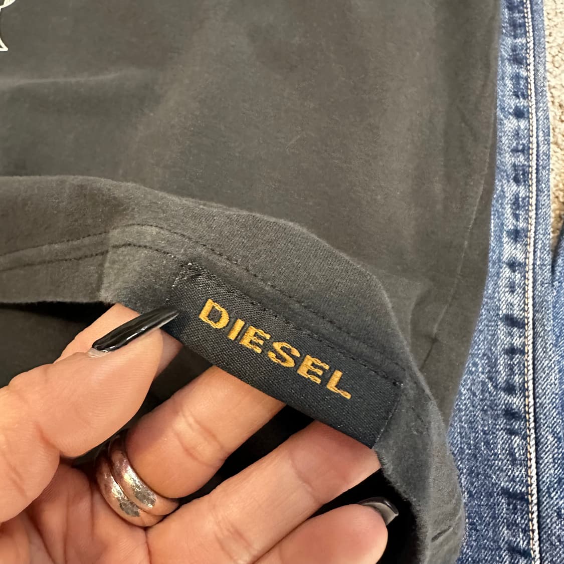 디젤 55DSL 그래픽 반팔 티셔츠M 상품이미지5