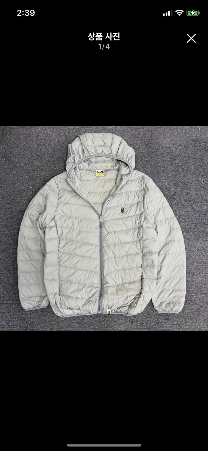 베이프 경량패딩 팝니다 상품이미지1
