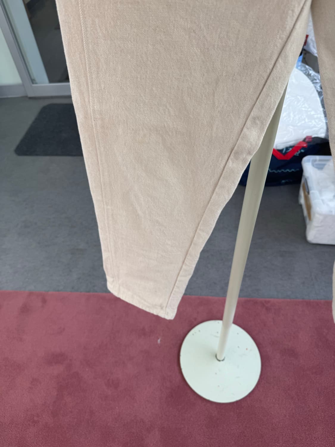 Le 크림색 데님 S 상품이미지6