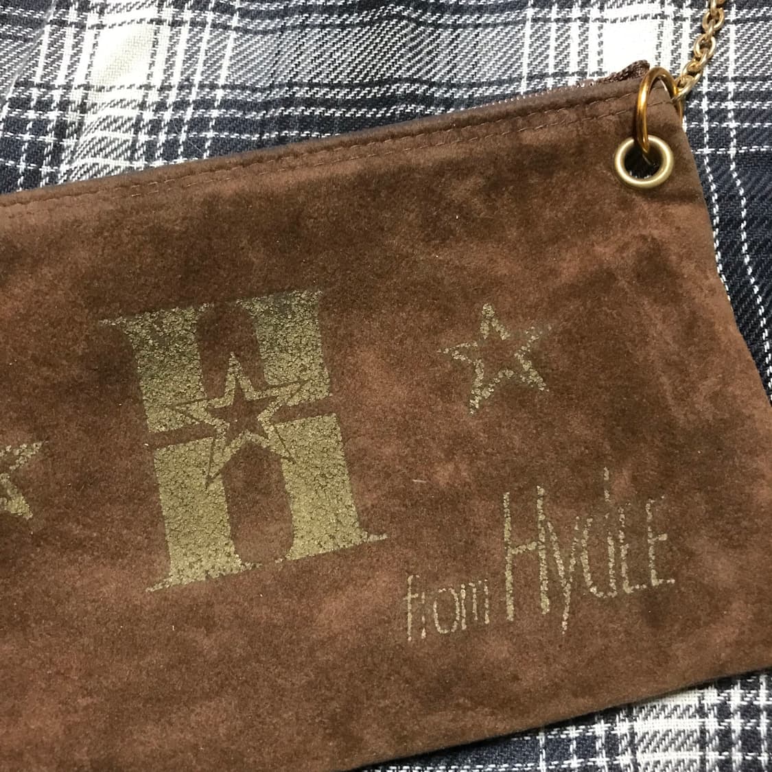 재팬 00s y2k hydee 스웨이드 키체인 파우치 상품이미지3