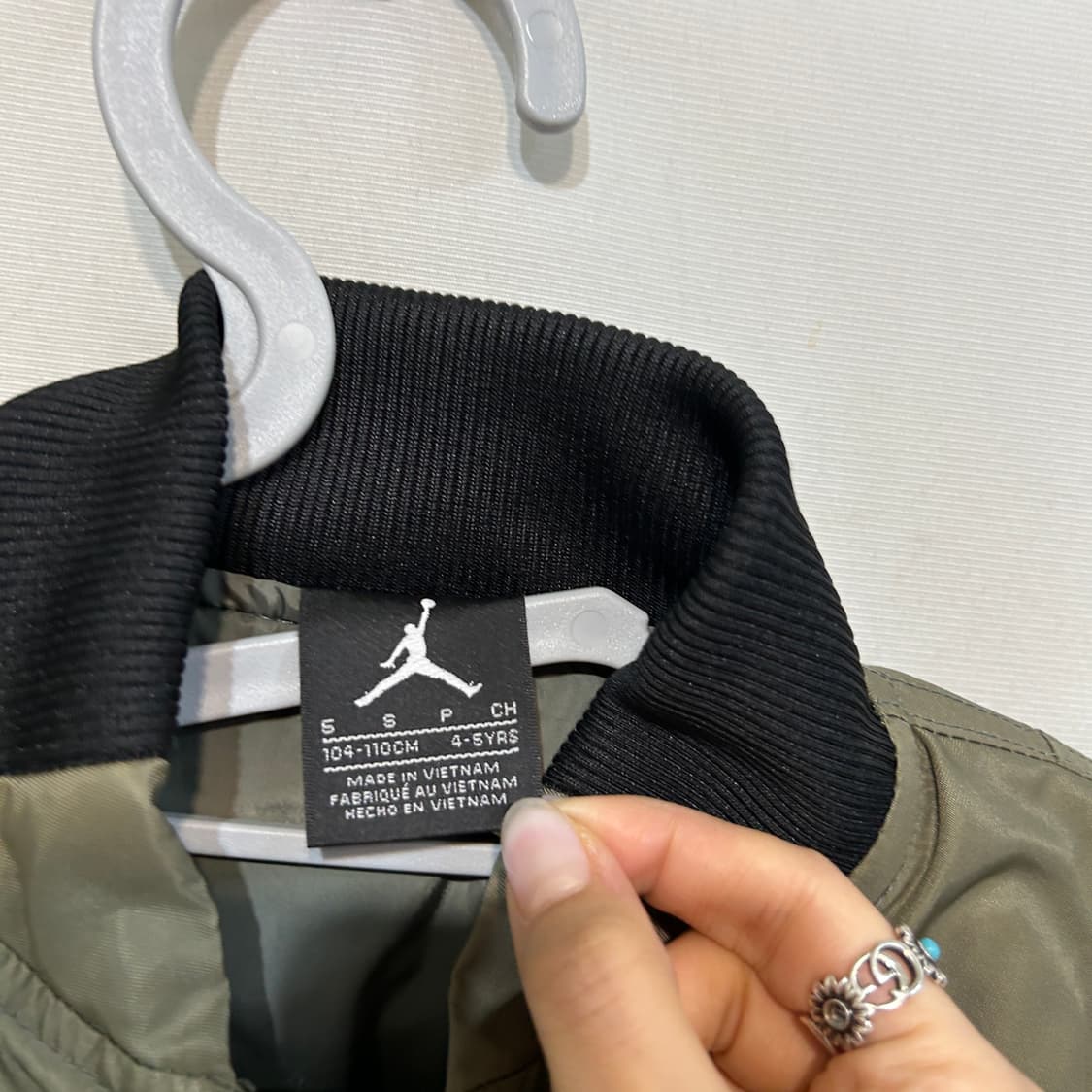 나이키 조던 아동 패딩 항공점퍼 4-5Y 상품이미지2