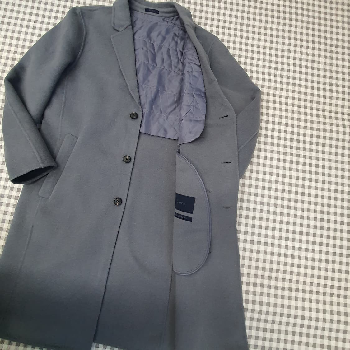 지오지아 오버핏 울 코트 남자95 상품이미지6