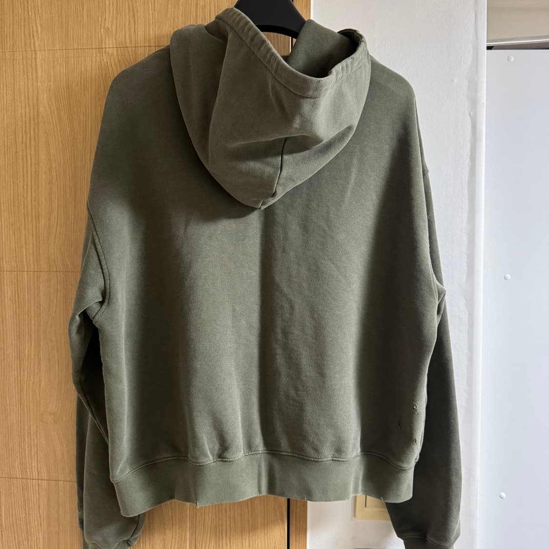 아디다스 워시드 후드 재킷 후드집업 카키 상품이미지5