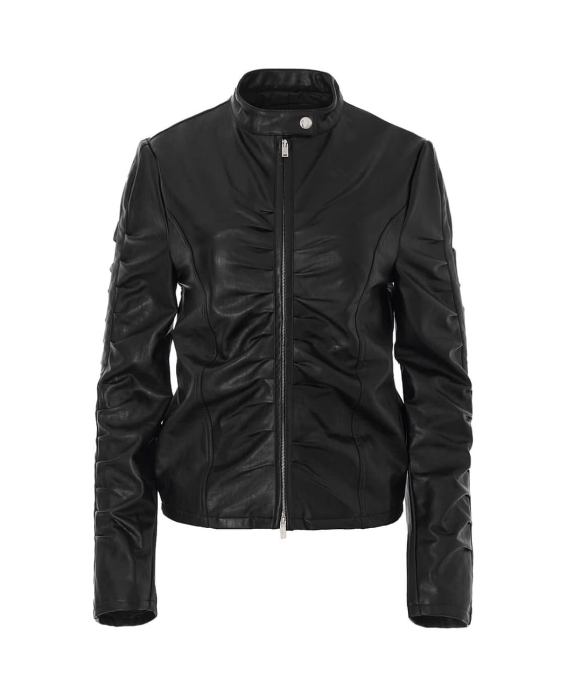 나체 셔링 레더 자켓 0사이즈 상품이미지2