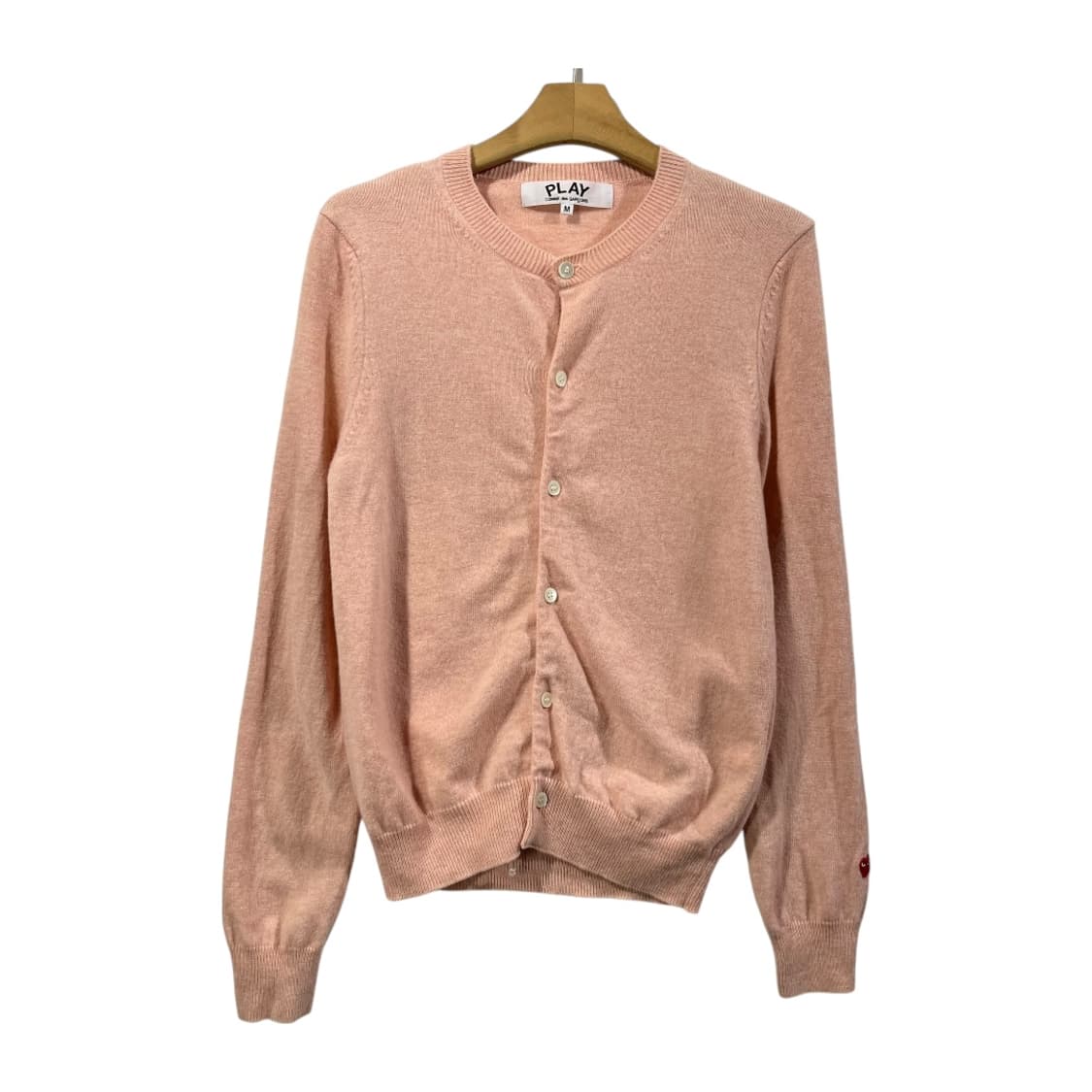[CDG] 꼼데가르송 플레이 하트로고 울 가디건 상품이미지1
