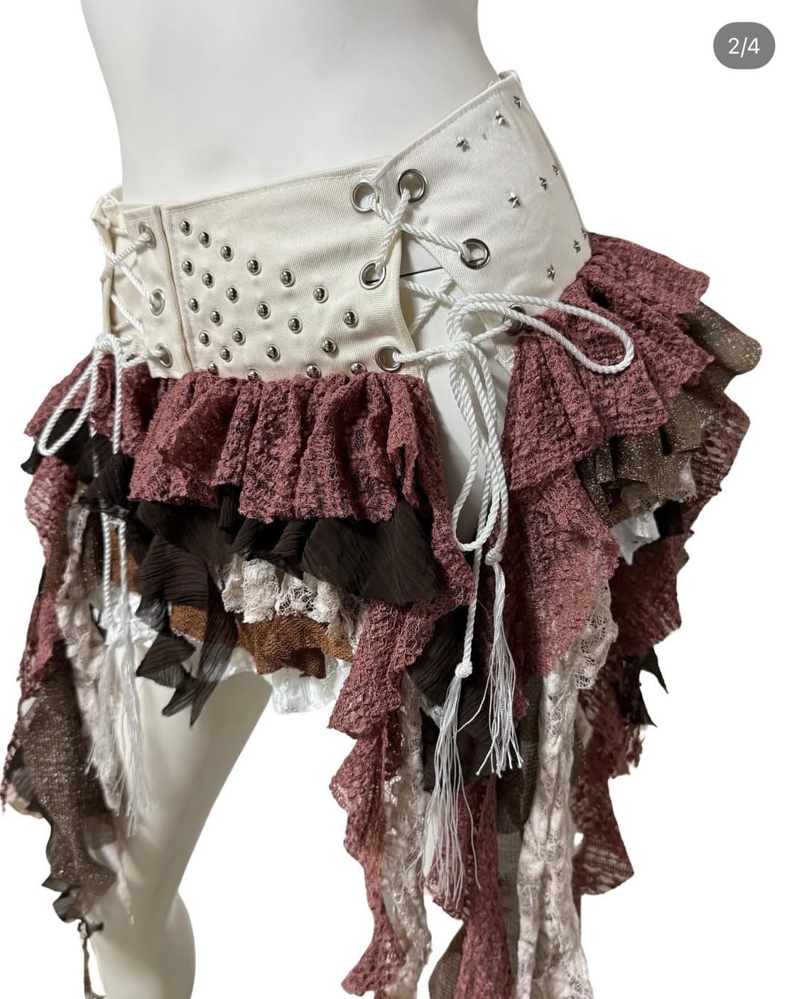 빈티지 갸루 페어리 st 커스텀 스커트 상품이미지2